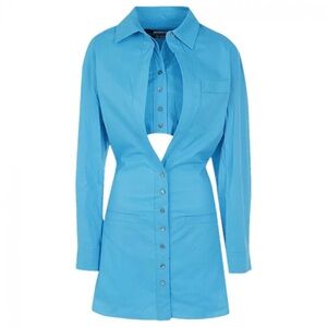 Jacquemus La Robe Baunhilha Layered Shirt Dress